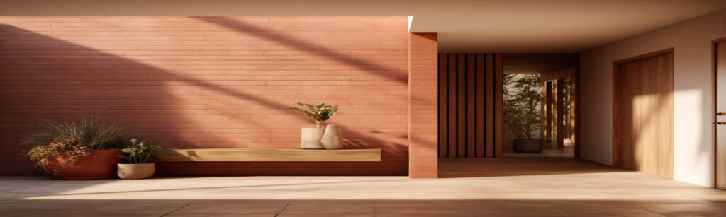 ai generated modern styled entryway