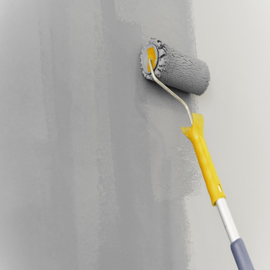 wall painting with roller concept