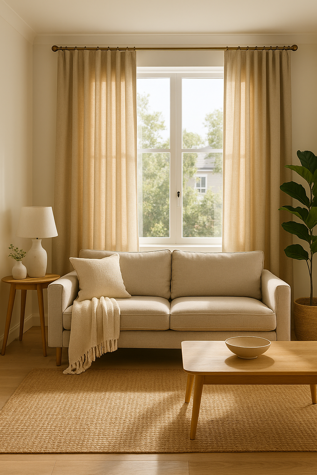 Read more about the article Transform Your Space with the Perfect Living Room Curtains