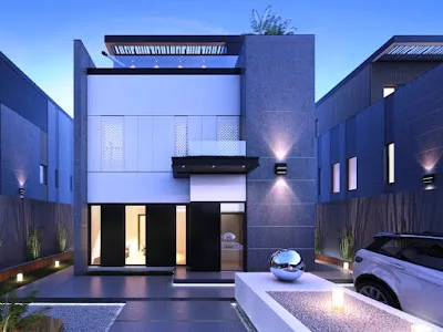 Exterior Villa Walls