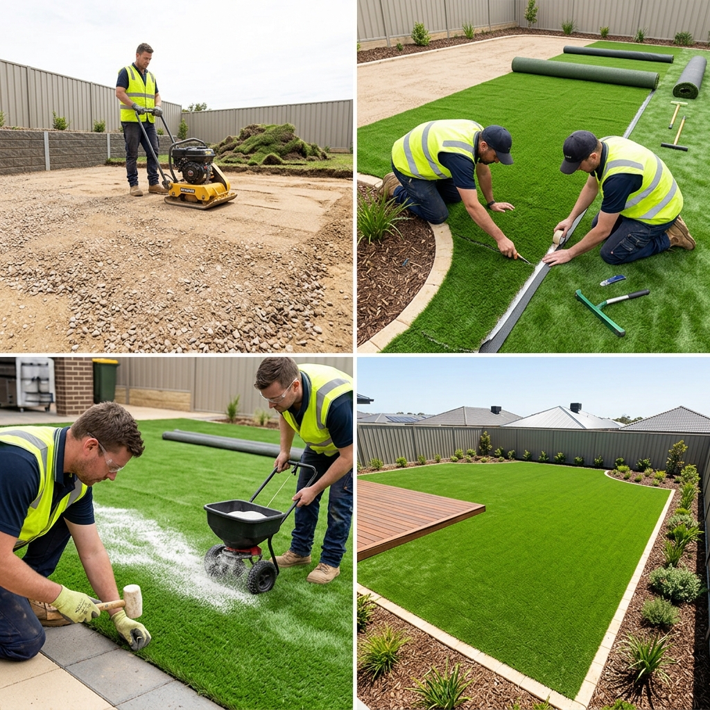 artificial grass installation Dubai
