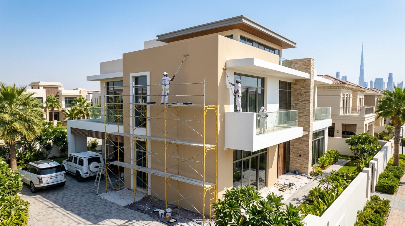 villa painting service